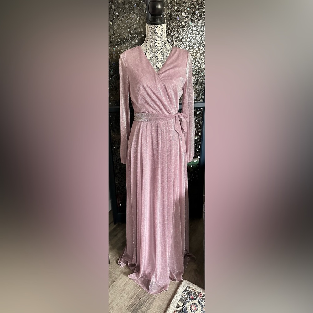 Shimmery pink dress
